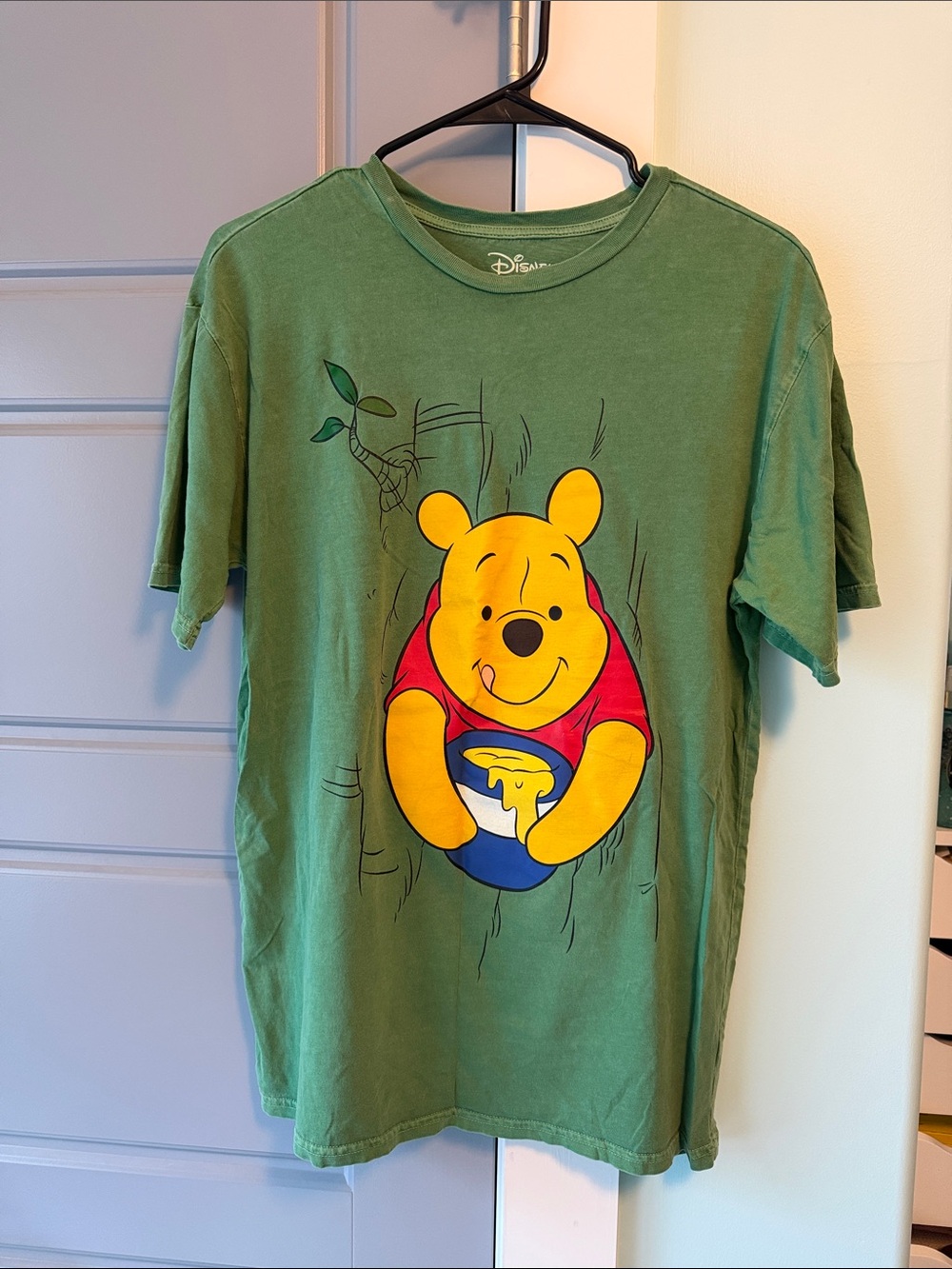 Green Pooh Bear Honey Pot Graphic Tee